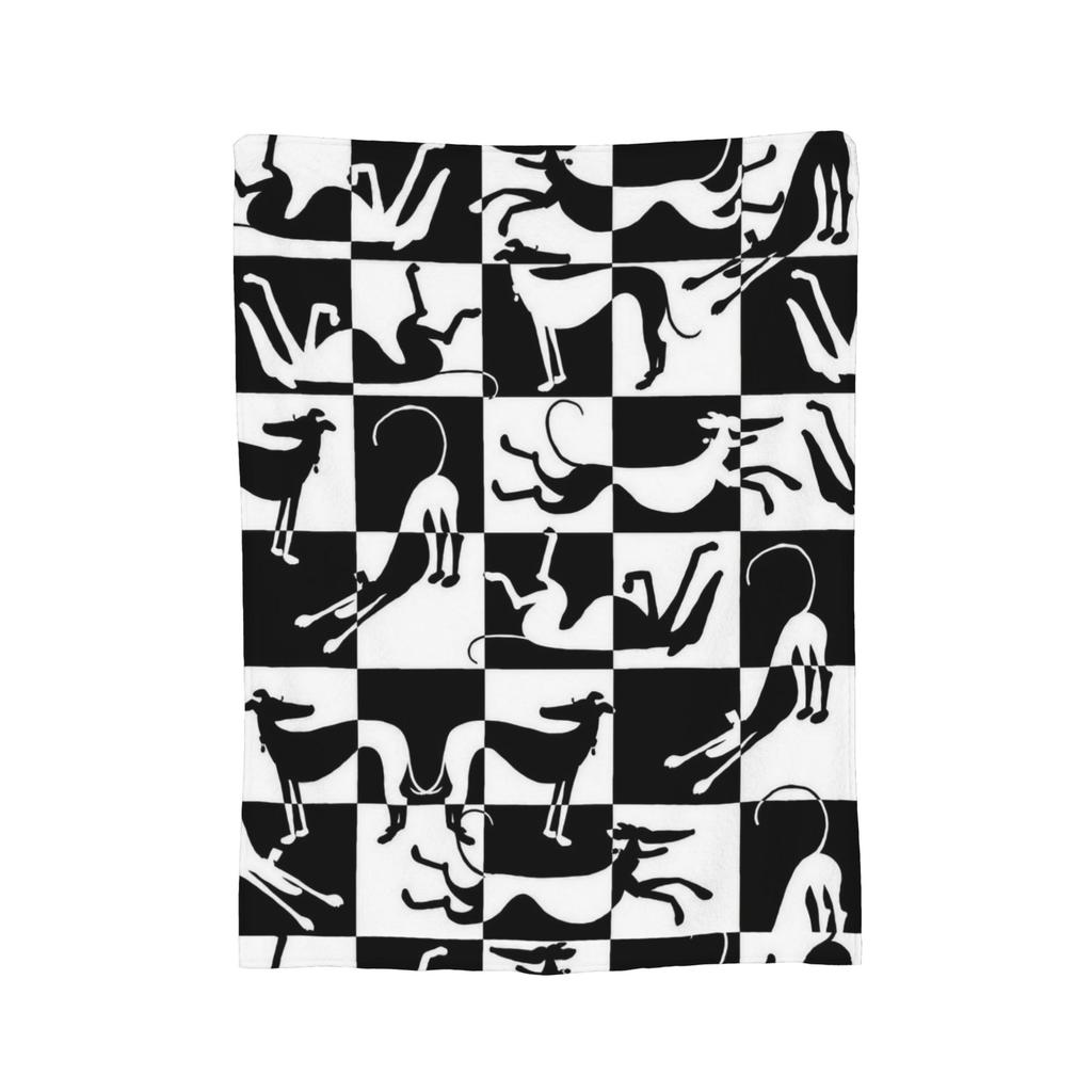 Summer Greyhound Fuzzy Blanket Skipworth Whippet Lurcher Dog Galgo Funny Throw Blankets for Home 200x150cm Quilt,