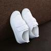 Kids' Non-Slip Canvas Shoes with Magic Tape - White, Versatile for Sports Day