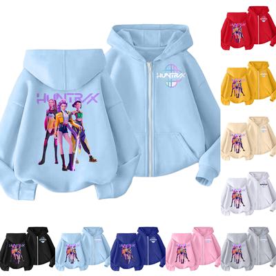 Sevimli Kapüşonlular Genç Çocuklar İçin Trend Preppy Kapüşonlu Sweatshirtler Bol Kesim Uzun Kollu Gömlekler Çocuklar İçin Kıyafetler