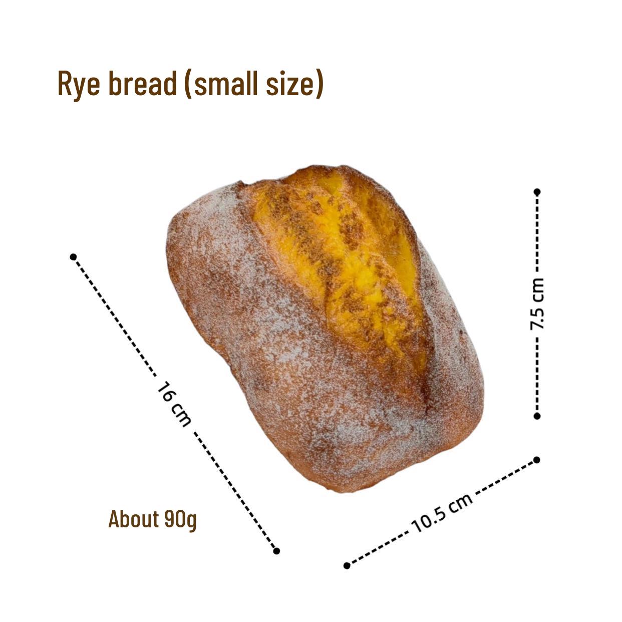 Realistic Handmade Lieba Bread Model for Bakery Display and Home Décor