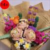 Set de Ramos de Flores de Bloques de Construcción, Flores Artificiales de Rosa Romántica, Serie de Plantas para Adultos, Regalo Ideal para el Día de San Valentín