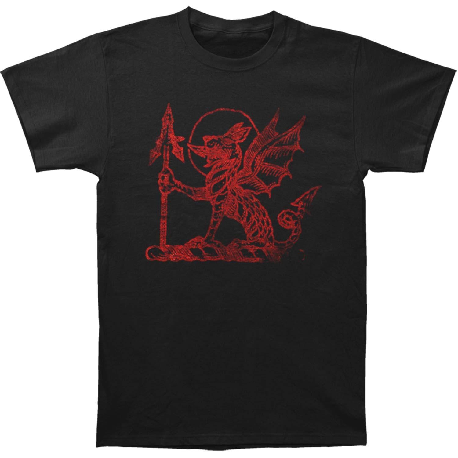 Men s Saint Asonia Dragon T-shirt Small Black 4XL