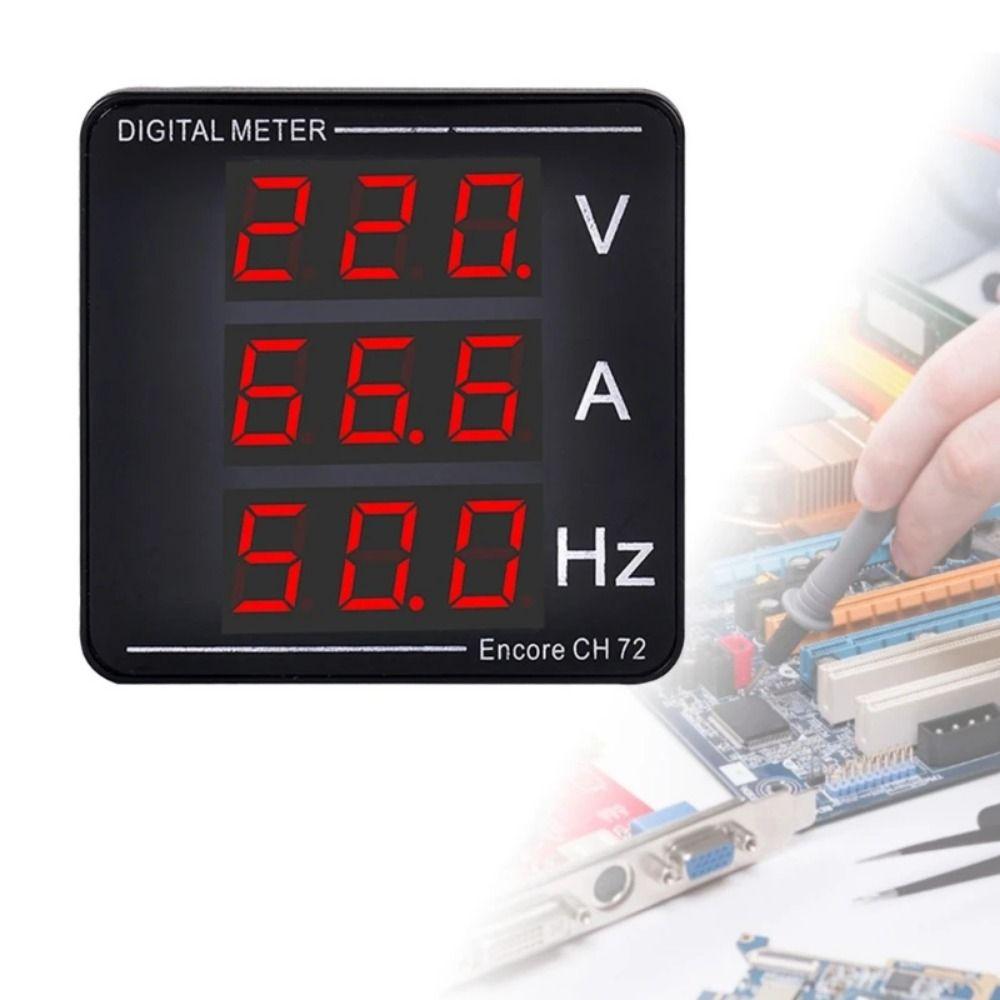 High Performances 3 in 1 Voltage Digital Meter LED Digital Display Combination Current Tester  Home
