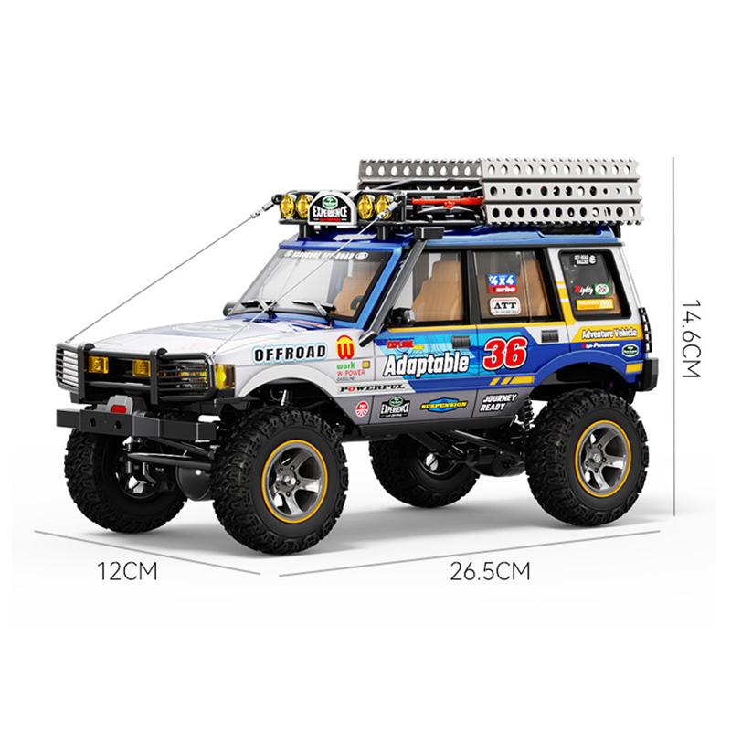 Jxc 118 4WD RTR RC Geländewagen LR1801 Professionelles All-Terrain-Fahrzeug Kletter-LKW Rock Crawler Buggy Spielzeug für Erwachsene Geschenk