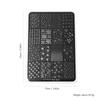 Star Moon Nail Stamping Plates Rectangle Shape Silicone Stamp Printing Template  Manicure Tools