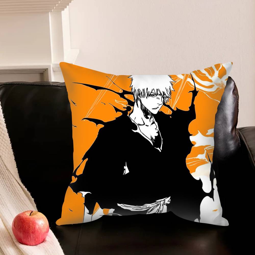 B-Bleach Ichigo Kurosaki S-Sosuke Various Sizes Square Pillowcase For Car Home Bedchamber Decor