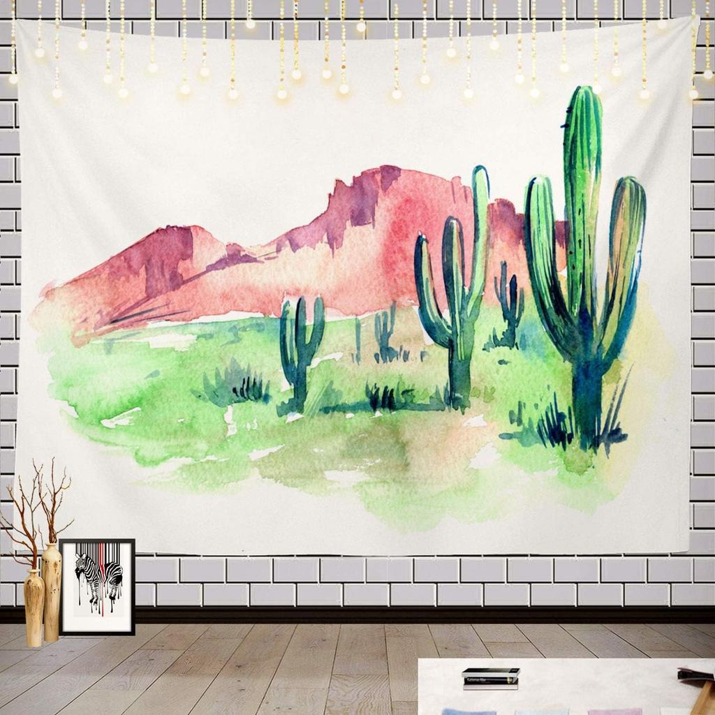 Rosa Kirschblüten Chinesische Landschaftsmalerei China Blüte Picknickmatte Hippie Trippy Wandteppich Wandkunst Dekor für Schlafzimmer Wohnzimmer