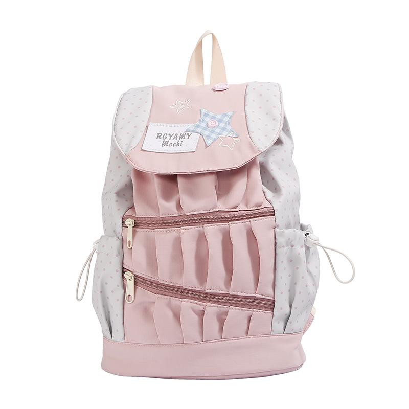 Schoolbag College Style Backpack Women's 1011 New Lightweight Backpack Large Capacity Casual Backpack Versatile Student School Bag Women