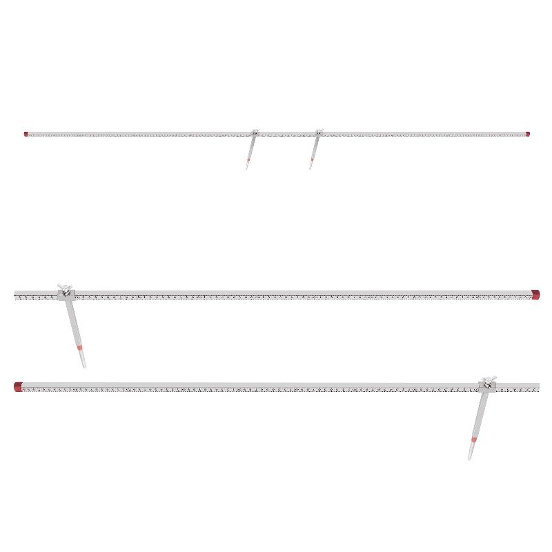 Stainless Steel Car Sheet Metal Tools Accident Body Beam Repair Correction Inspection Two-dimensional Measuring Tape