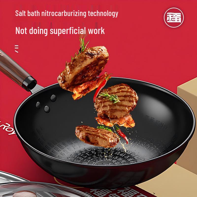 Royalstar Baifu Non-stick Stainless Steel Wok