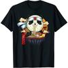 YBAB Ramen Panda Japanisch Kawaii Ramen Anime T-Shirt für Mädchen Jungen T-Shirt