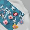 Cute Resin Keychain Loopy Keychain Resin Cartoon Doll Pendant Cute Accessories Perfect Gift for Woman Girls Children