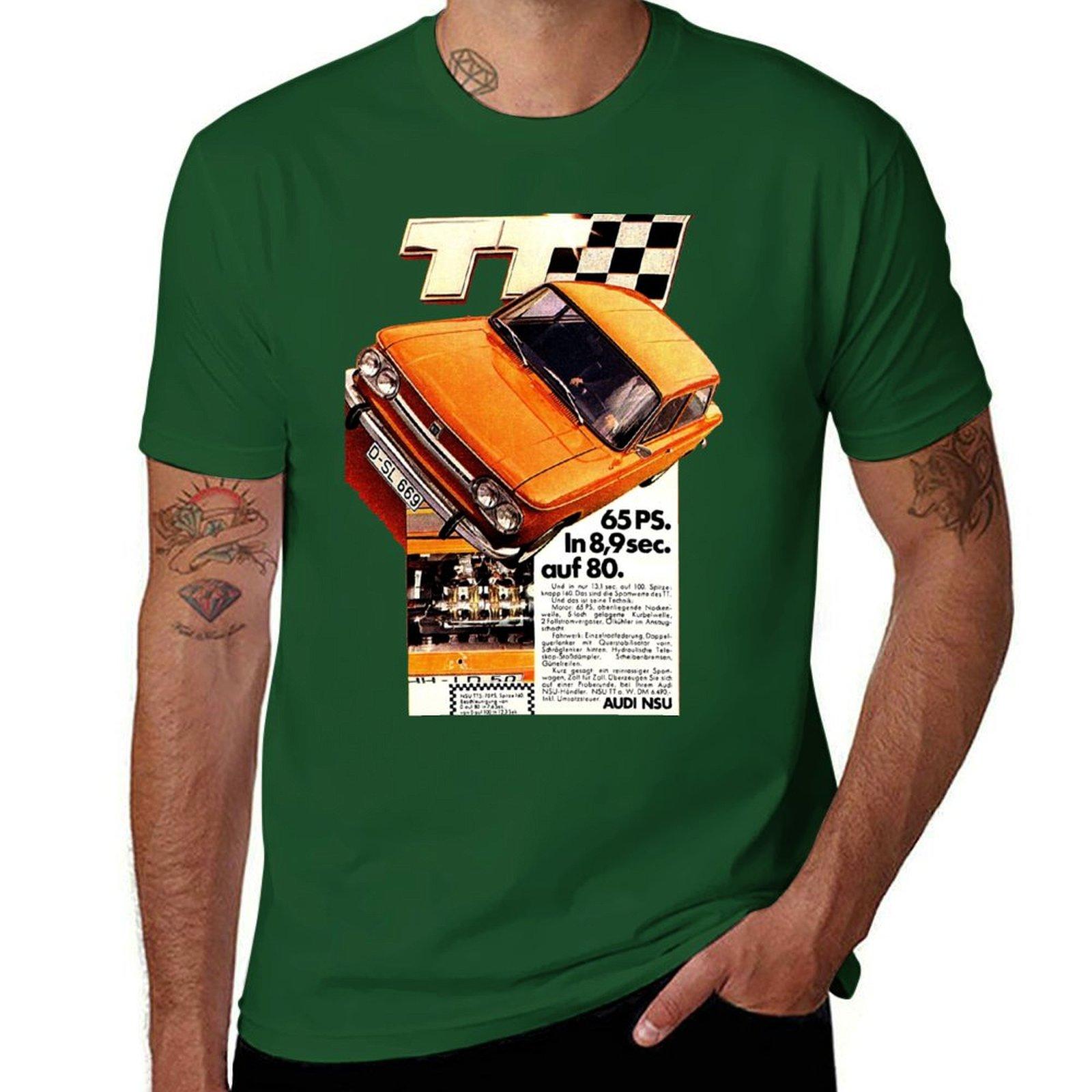 

NSU PRINZ TT - ADVERT T-Shirt oversized summer clothes blanks t shirts for men cotton 3XL