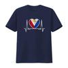 Unisexs Filipino Heartbeat Philippines T Shirt Black Vintage Washed Graphic Soft Stretched Designer Clothes Casual Breathable