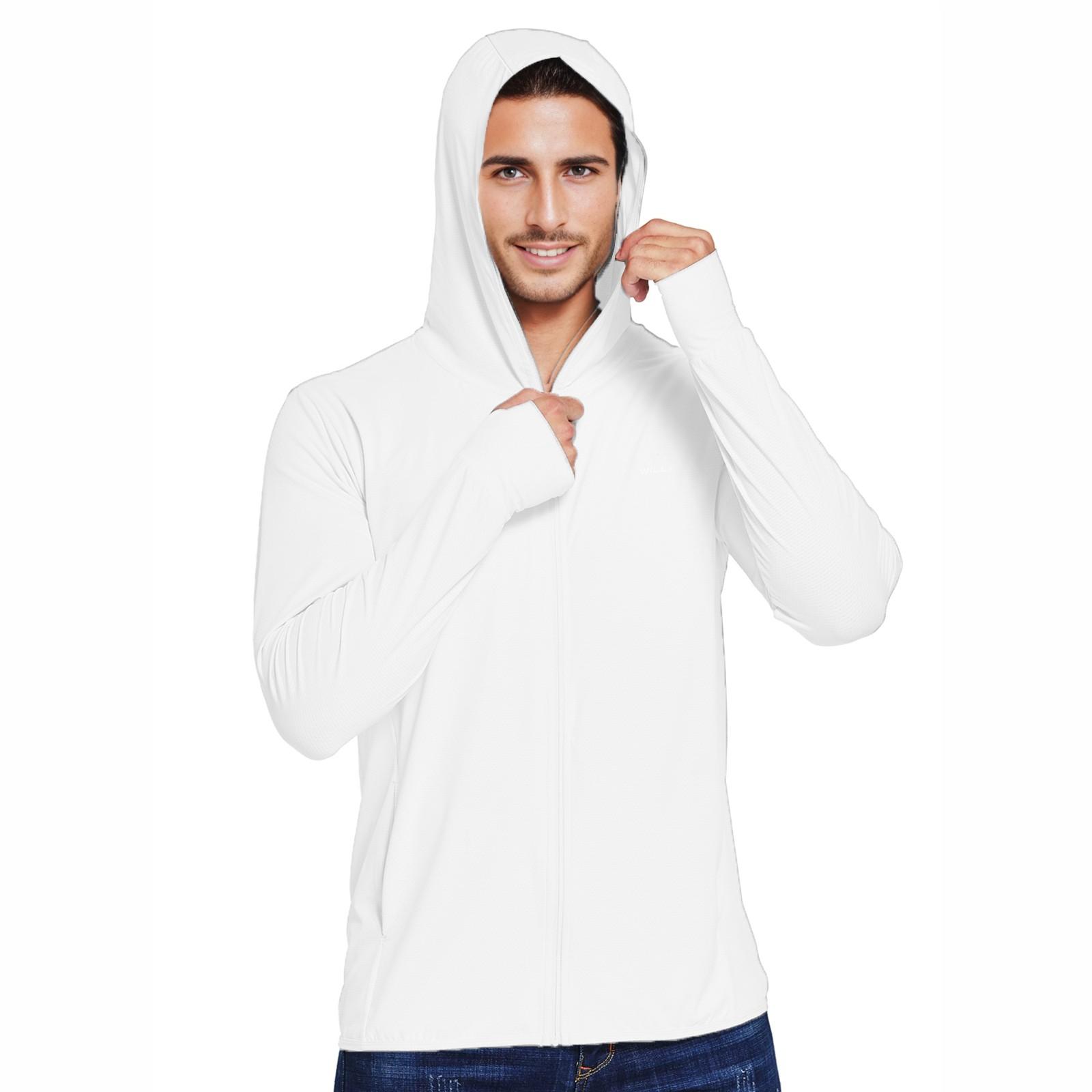 

Женщины и мужчины в одинаковой моде Солнцезащитная одежда Летняя УФ-дышащая тонкая одежда Солнцезащитная одежда Пальто XXL белый