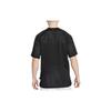 Nike Oversized Mesh Crew Neck Pullover Short-sleeve T-Shirt Men Tops Black DX0157-010