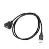 Waterproof USB 3.0 Male to Female Snap-on Cable for Car, Motorcycle, Ship Dashboards (USB 2.0 Compatible)