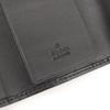 Excellent GUCCI Key Holder  Guccissima Interlocking G 6-row Black Leather Mens 181680 Used