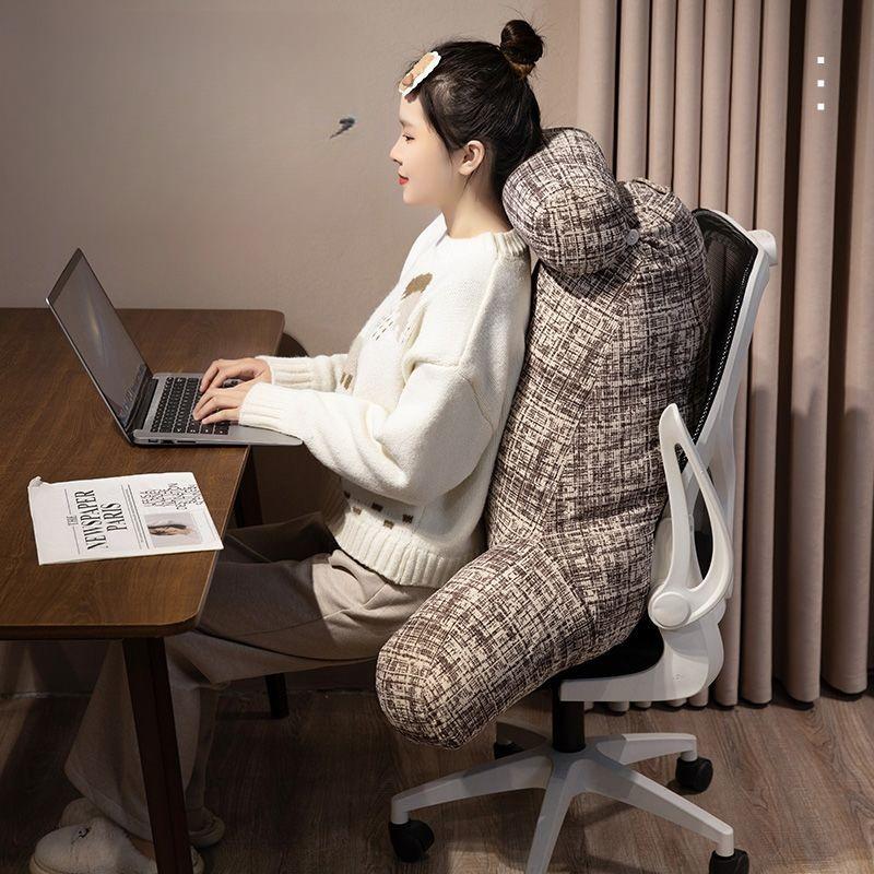 Nap Pillow Tatami Pillow Pregnant Women's Pillow for Waist Protection Sofa Soft Bag Large Backrest Headboard Cushion Office Dormitory Enlarged Pillow