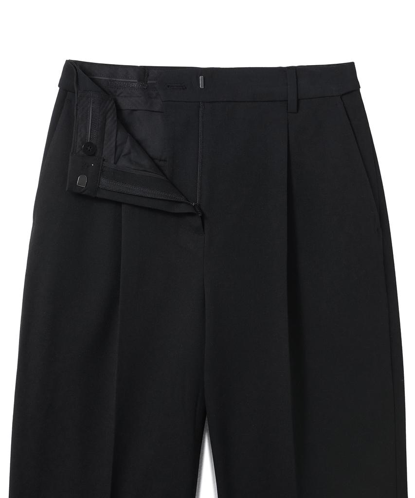 MUSINSA STANDARD WOMAN Women'S Baggy Tapered Hidden Banding Slacks [Black]