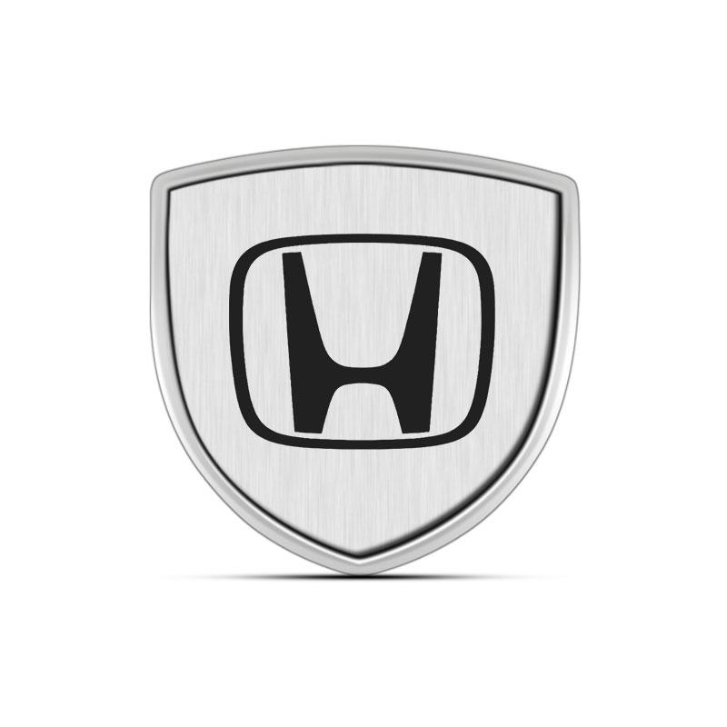 1Pcs 3D Metal Auto Door Shield Emblem Car Body Badge Sticker Styling for Honda Civic Xrv Hrv Crv Brv City Accord Fit Jazz Insight