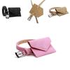 Suede Waist Pack For Women With Solid Color Design Small Crossbody Bag