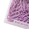 70pcs Paper Clips Vibrant Color Cute Small Paper Clips Durable Rustproof Iron Paper Clips for School Office Violet
