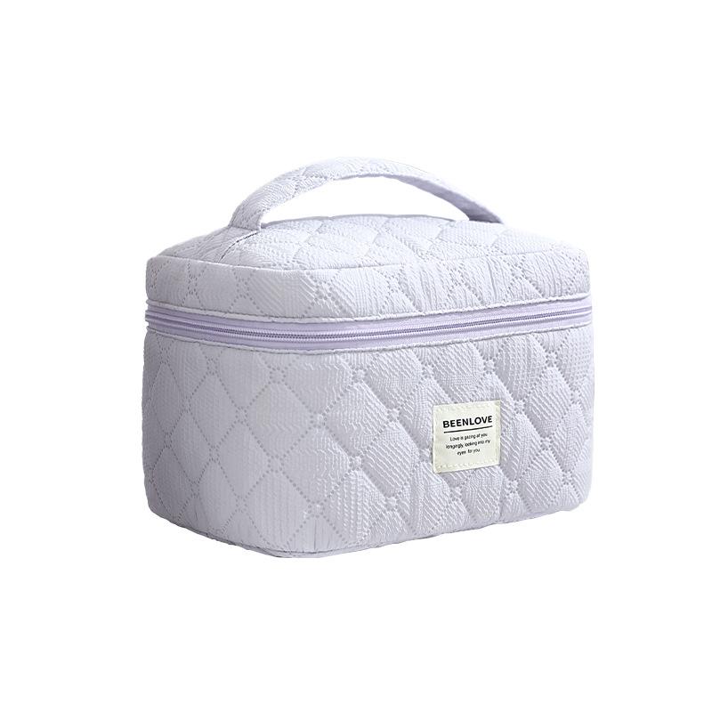 New Style, Tian Di Gai Makeup Bag, Business Travel, Cosmetics Storage Bag, Makeup Bag, Large Capacity, Luxury Feeling