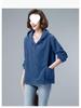 2025 Women's Slimming Corduroy Jacket: Spring/Autumn Casual Loose Fit for Middle-Aged and Elderly Mothers