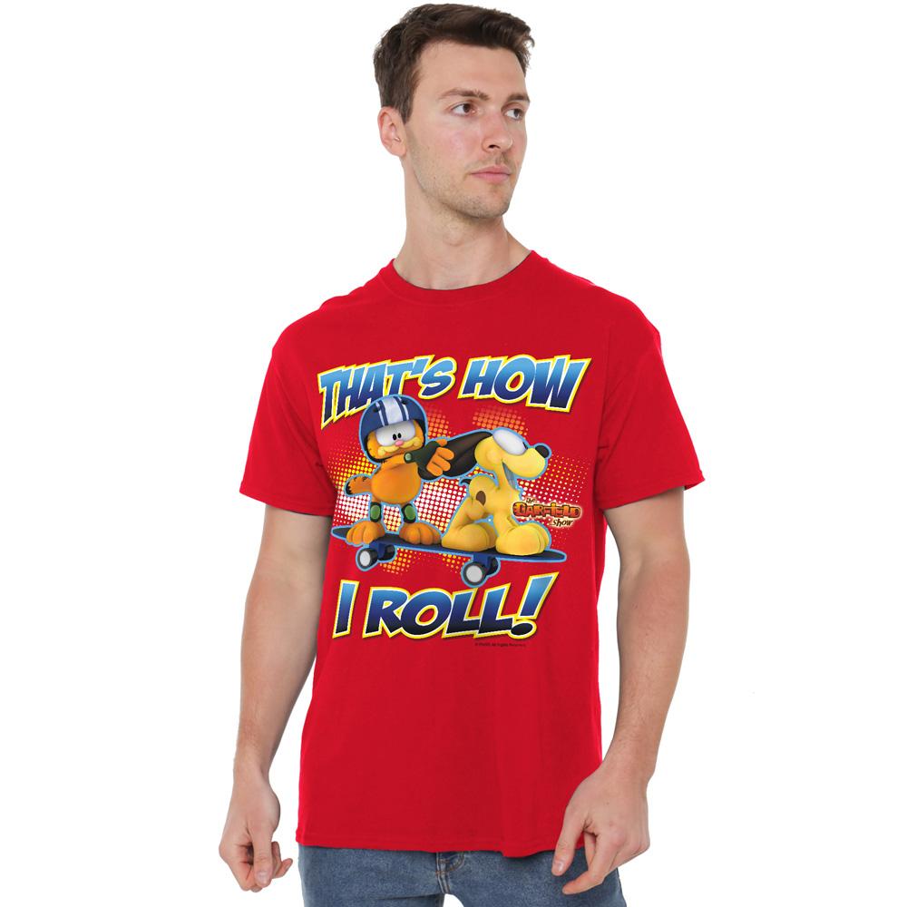 Garfield Mens How I Roll T-Shirt