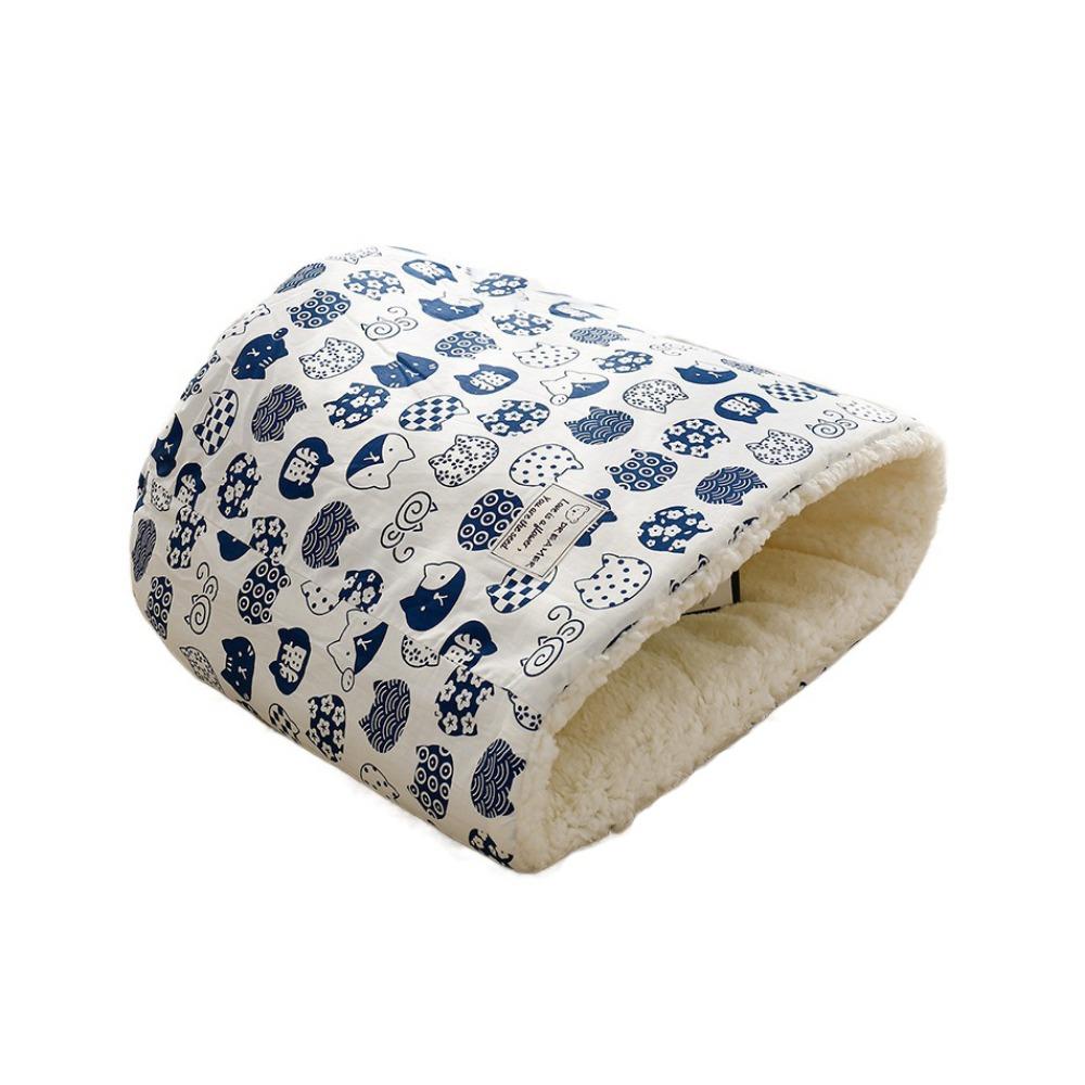 

Корзина-лежанка для кошек в японском стиле, мультяшный домик-пещера для котят, плюшевая конура для щенков для кошки, щенка Style D