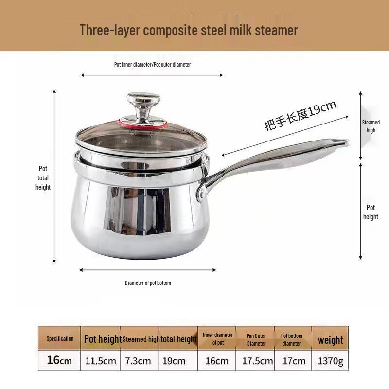 Sigaang 304 Stainless Steel Multi-Purpose Pot