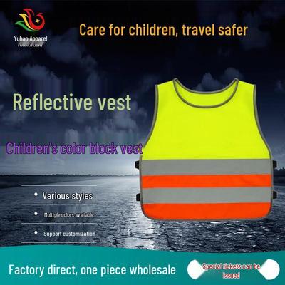 Gilet di Sicurezza Riflettente per Bambini per Traffico & Attività