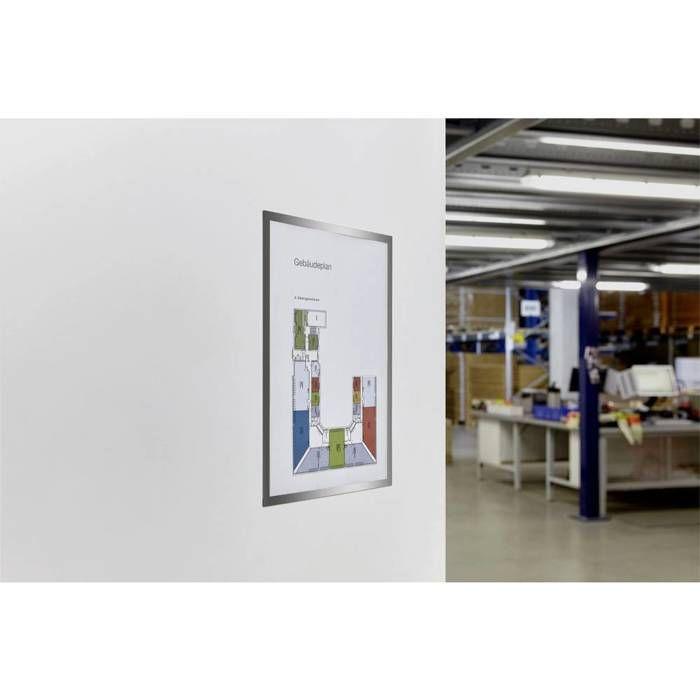 Magnetoplan 1130332 Cadres magnétiques argent DIN A4