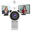 1080P HD USB Computer Camera Video Recording Digital Webcam BuiltIn Microphone for Live Broadcast(White )