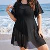 Customized Plus Size Conservative One-Piece Swimsuit for Women