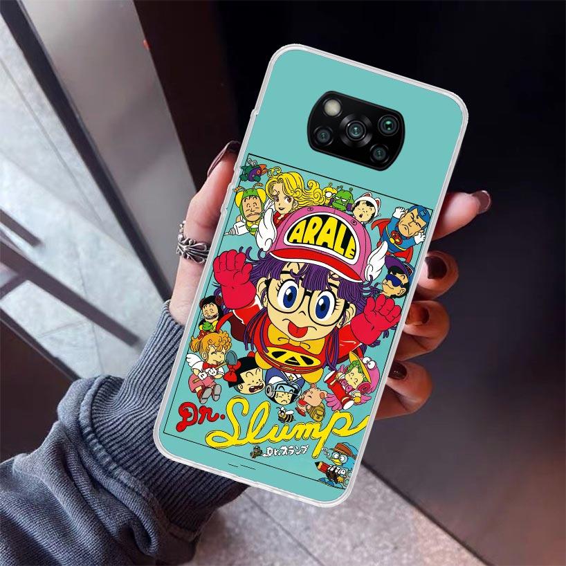 Arale Dr Slump Phone Case For Xiaomi Poco X5 X6 X7 Pro F7 Ultra M7 Redmi 15C 15 13C 13 12C 12 10 10C 10A 9 9C 9T 9A Cover Poco X