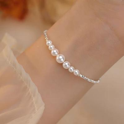 Pearl Broken Bracelet Women'S Premium Light Luxury Size Pearl Jewelry Batch