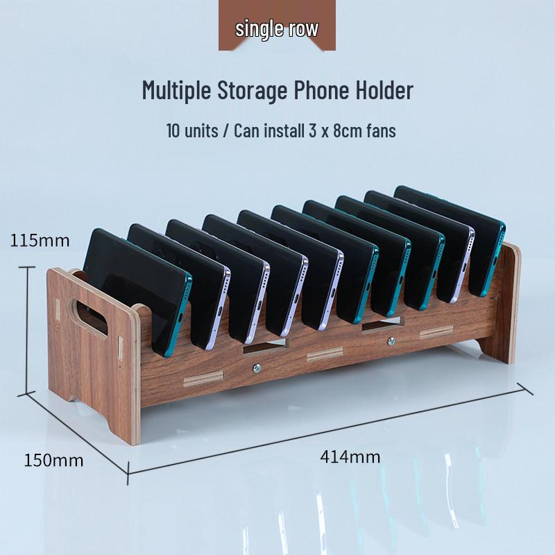 

Multi-Slot Device Storage Rack for Phones & Tablets - Ideal for Meeting Rooms & Studios