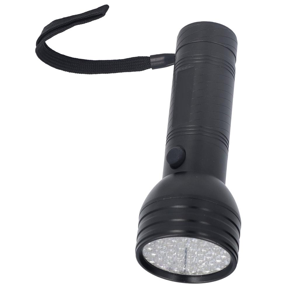 UV Flashlight 51 LED 395nm Waterproof Large Irradiation Range Excellent Performance Fluorescent Detection Supplies