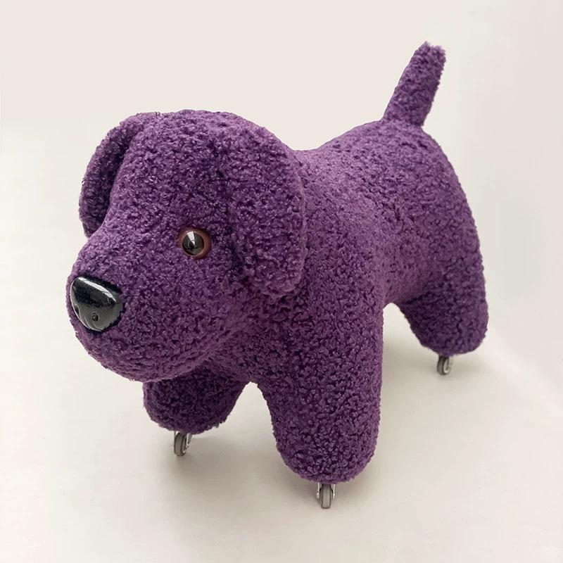 Teddy Dog Shoe Changing Stool Luxury Decorative Removable Stools Small Children Stool Modern Multifunctional Stools with Wheels