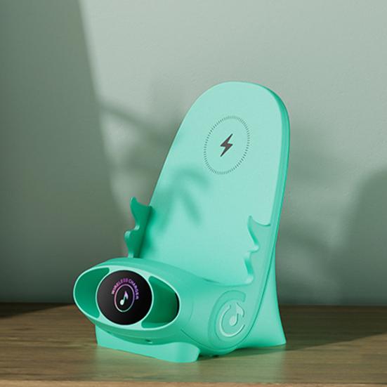 Portable Wireless Charger Mini Charging Station Wide Compatible Phone Stand Holder Bracket