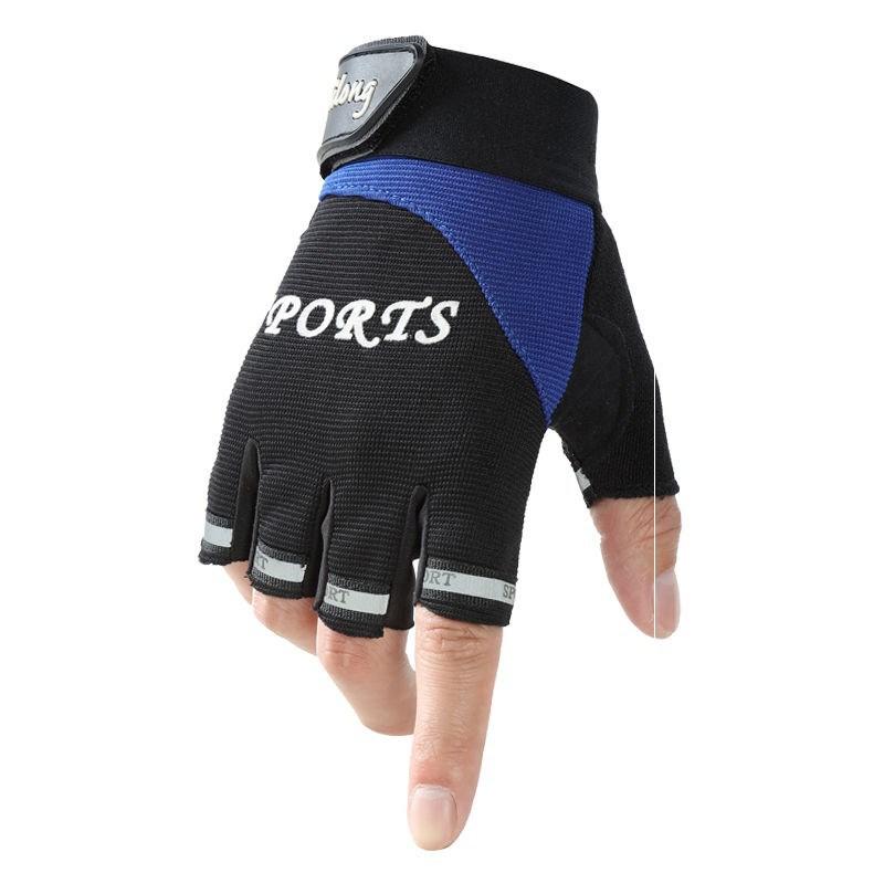 Cycling Half Finger Sports Gloves Men and Women Outdoor Fitness Spring and Summer Thin Motorcycle Bicycle Children's Gloves