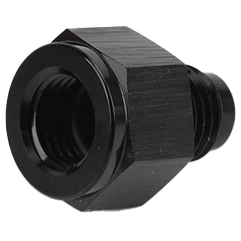Universal Restrictor Fitting 4AN Female To Male Mild Carbon Steel Adapter for Turbo Black Automotive Fuel System Fitting Standard