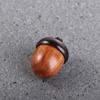 Mini Outdoor Sandalwood Acorn Shape Granule Storage Box Capsules Organizer Wooden Pill Box Travel Pill Case