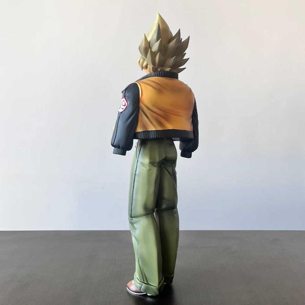 30.5cm Anime VF Casual Outfit Goku GK Figure Desktop Decorative Ornaments Removable Jacket Boy Toy Surprise Gift Collectible