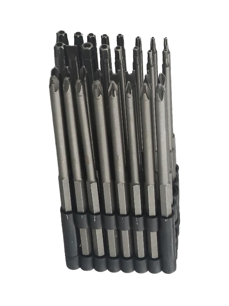 Silver Screwdriver Bit Set Tamper Proof Wide Applications