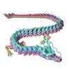 3D Printed Movable Chinese Dragon Toy Ornament - Large, Creative, Hot Seller