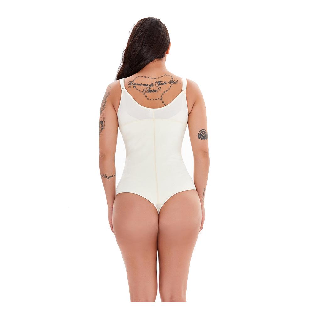 Latex Rubber Crotchless Bodysuit with Abdomen Control and Butt Lift