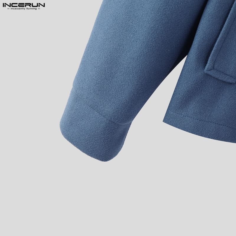 INCERUN Mens Spring Long Sleeve Zipper Casual Thin Coats Tops